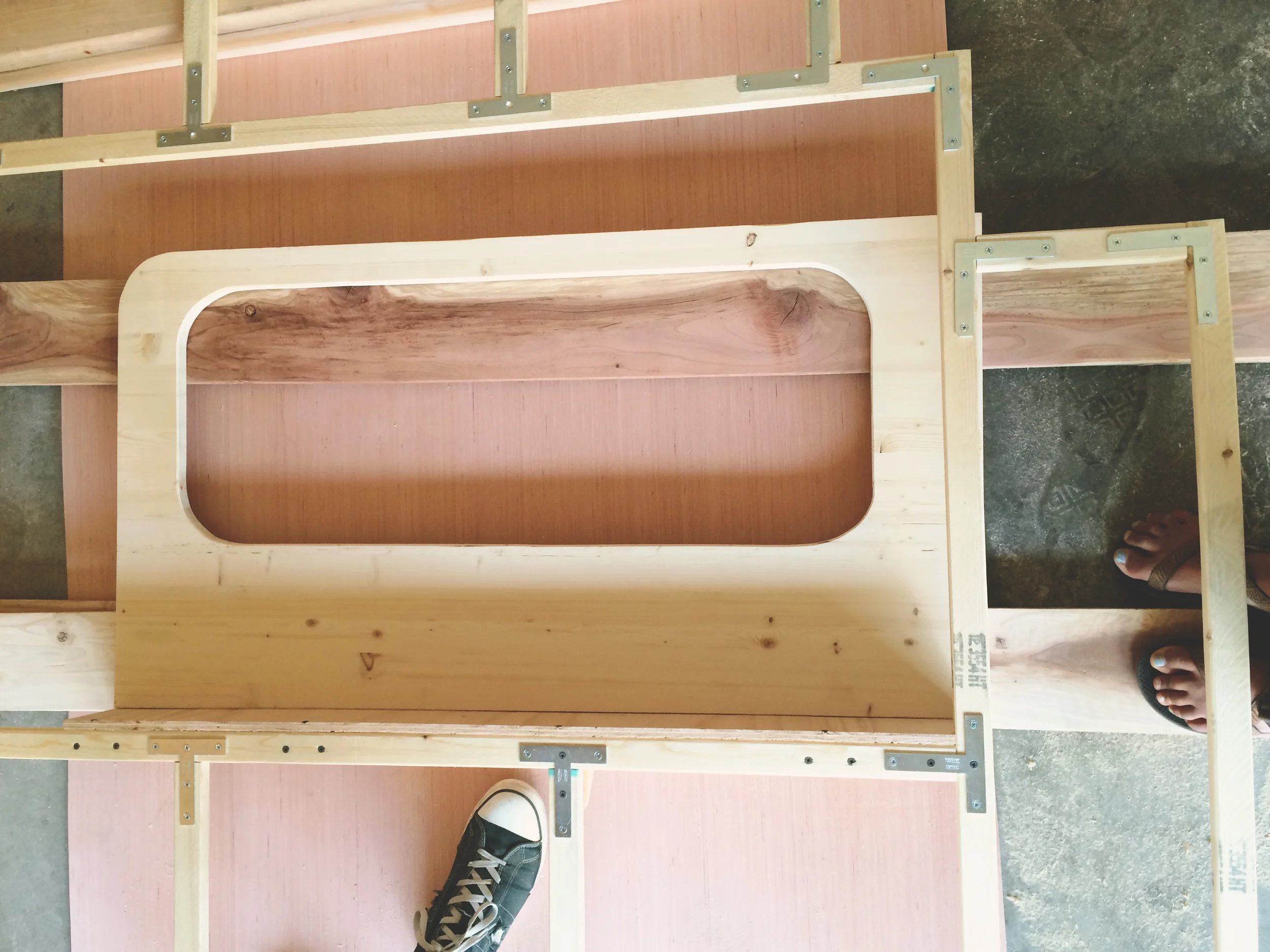 Baptiste's fancy woodworking!