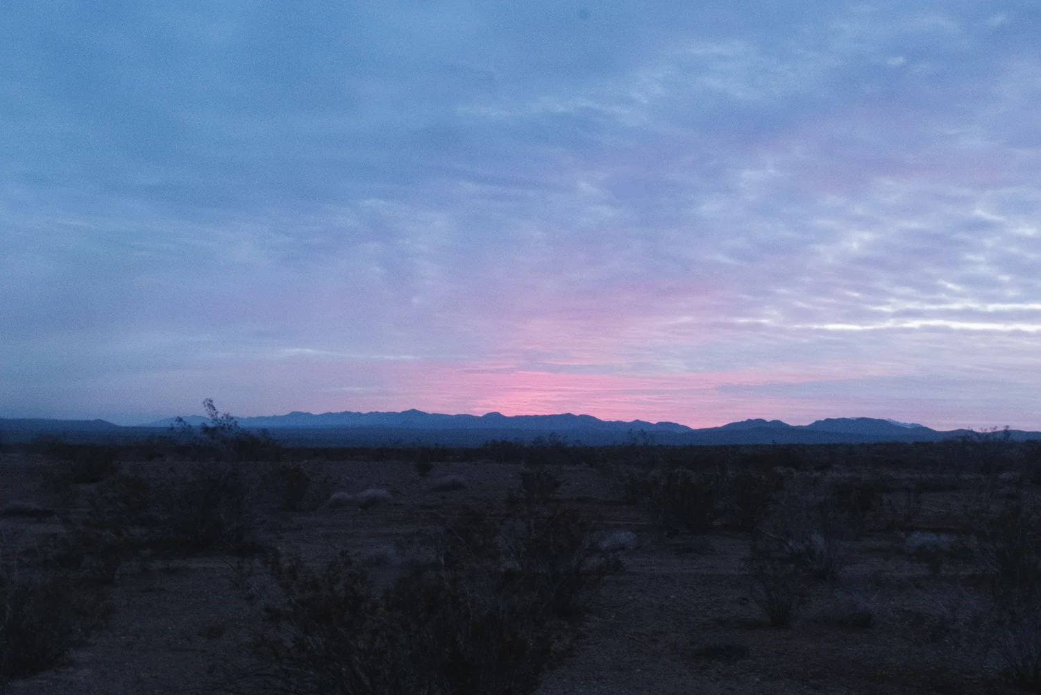 Sunrise in Barstow