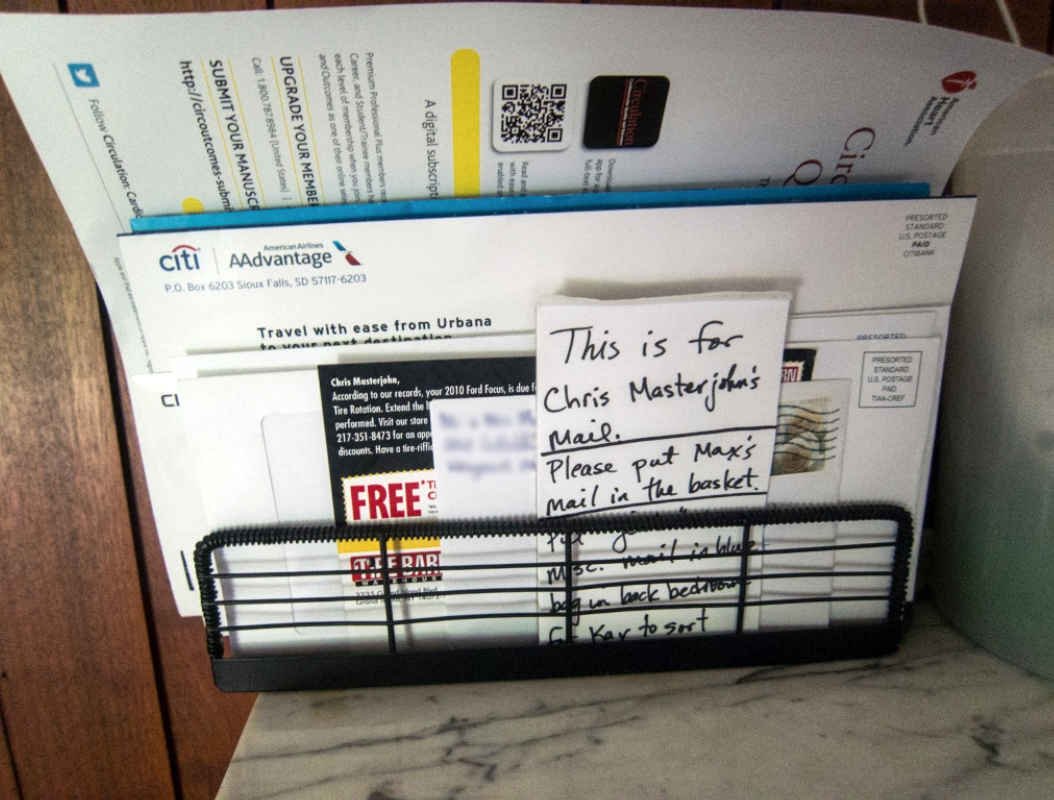 Chris, pick up your mail.