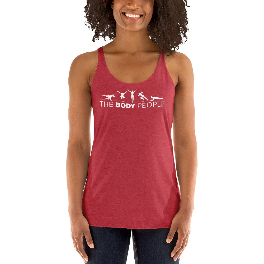 racerback tank red