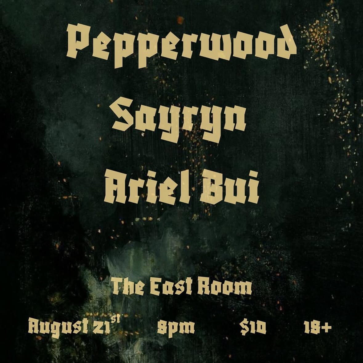 Live at East Room w/ Sayryn