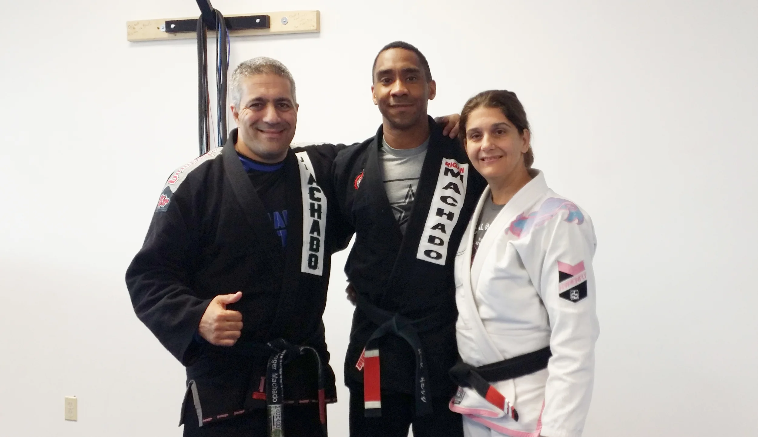 (RCJ Machado Pasadena's Professor Roger Machado, Eric Smith, & Kris Shaw)