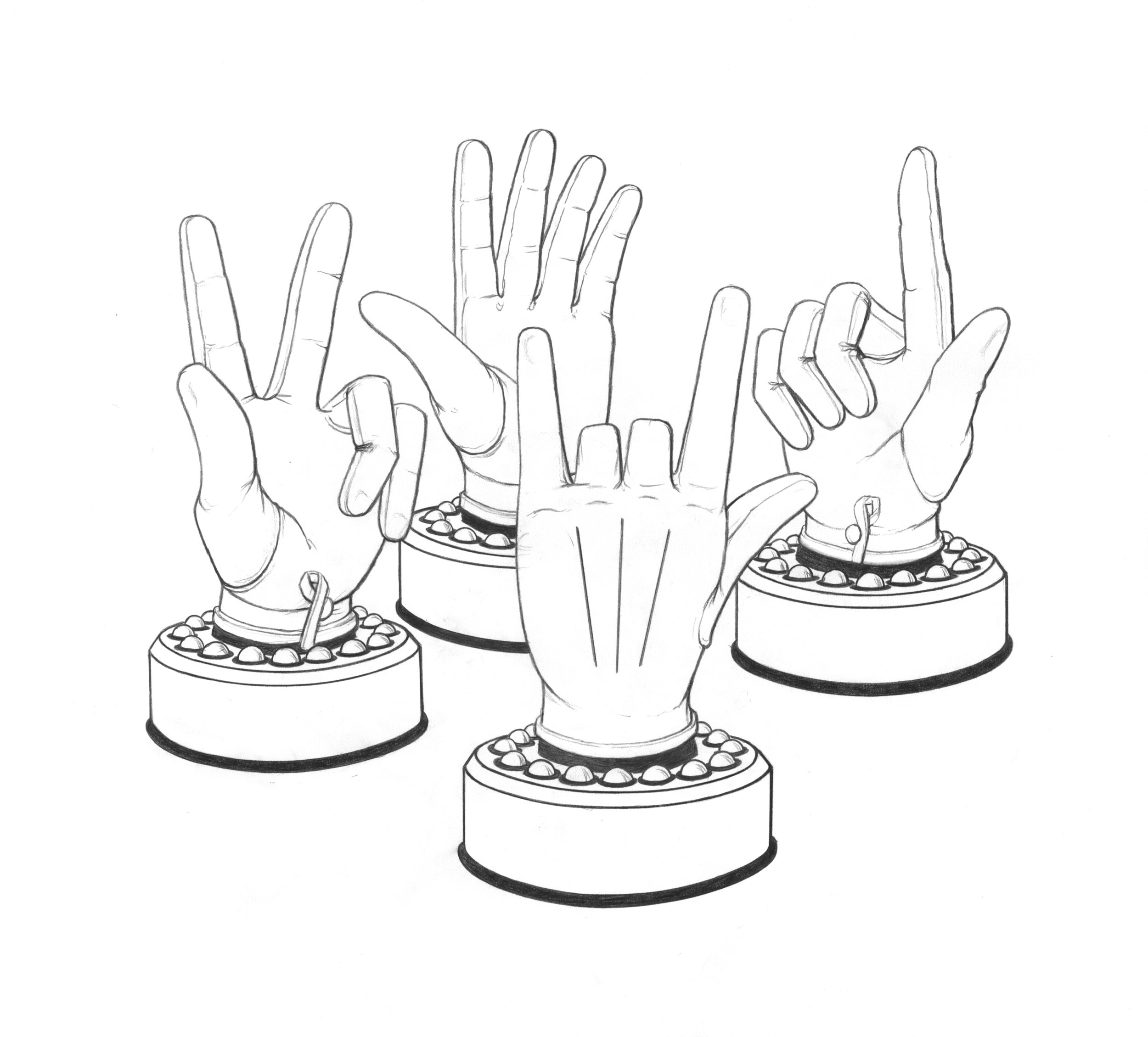 Gloved "Talking Hands"