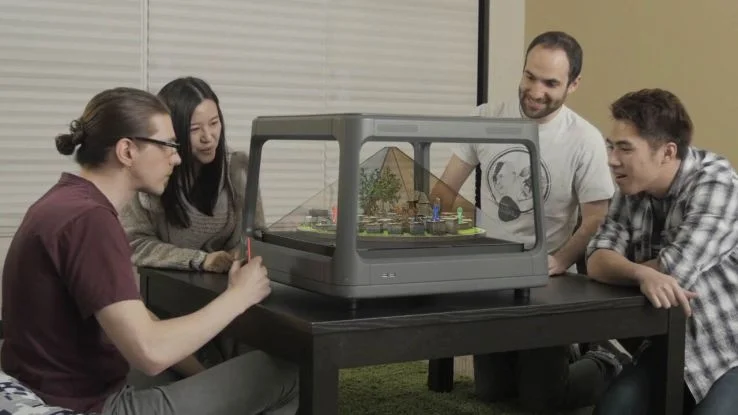 Holus creates the holograms your looking for