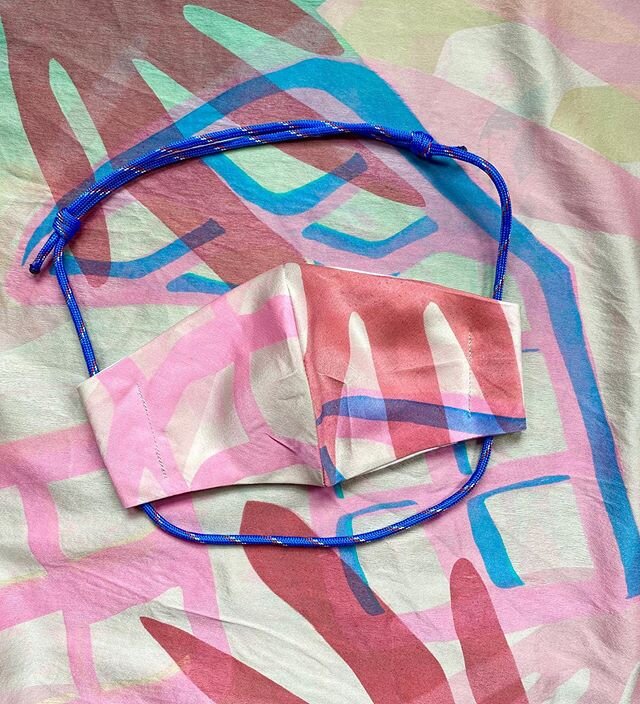 Hey friends! 
I&rsquo;ve been making masks out of scraps from failed prints. I&rsquo;ll be posting them on my story through out the week so stay tuned if you want to snag one. Also big thanks to everyone who has already bought one 💕 please let me kn