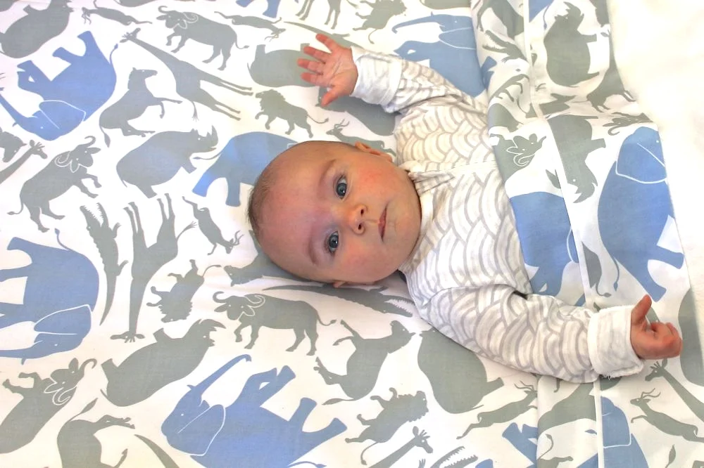 Safari Cot/Crib Sheet Set — Moonlit Sleep
