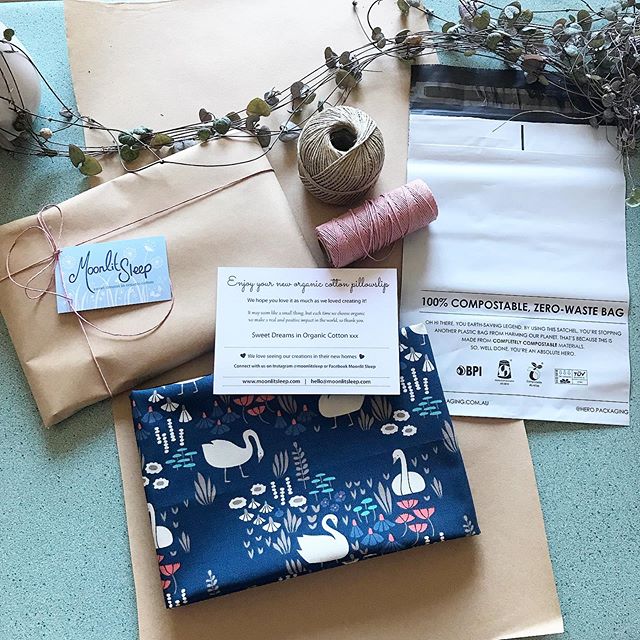 A couple of lovely pillowslips heading out to their forever homes! 😍

All orders come beautifully wrapped in recycled Kraft paper, tied with either a natural jute or hemp twine. If your order is a gift, I&rsquo;m more than happy to write a special n