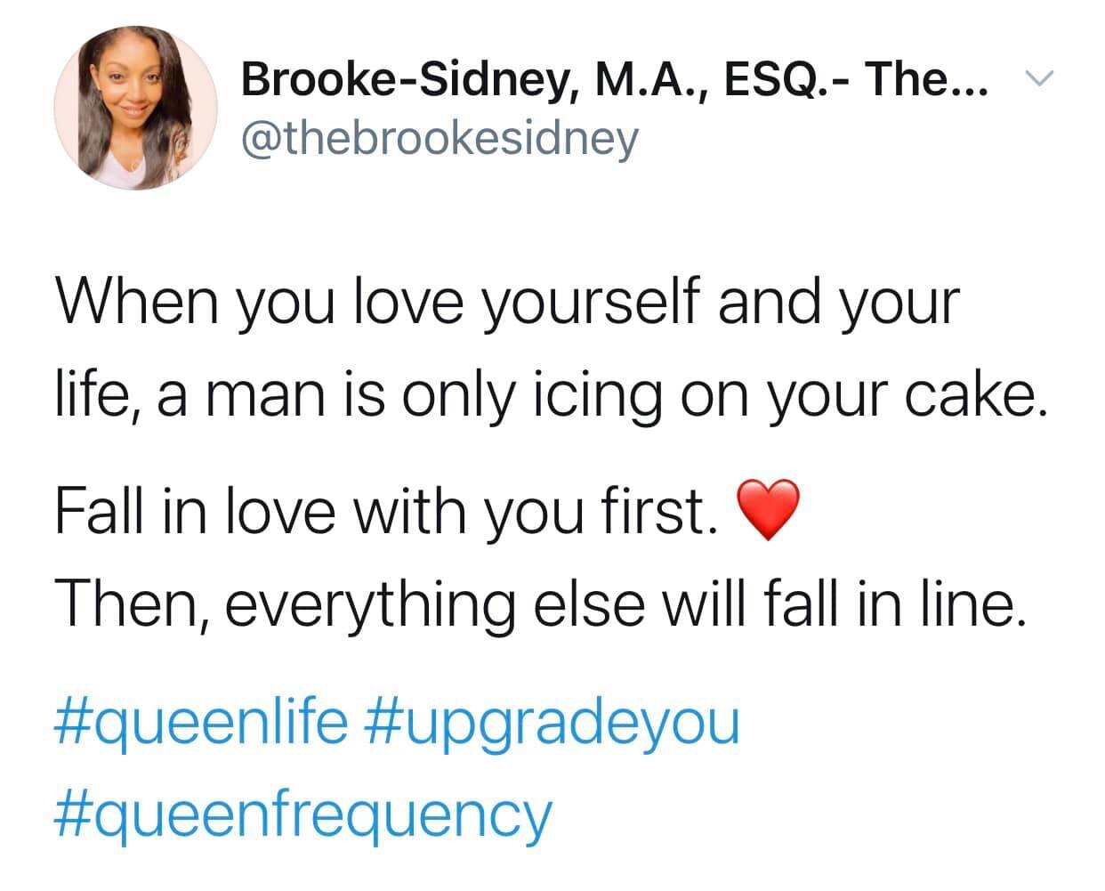 The Absolute Best Thing I Ever Did For Myself Was Focusing On Loving Me Brookesidney The Absolute Best Thing I Ever Did For Myself Was Focusing On Loving Me Brookesidney