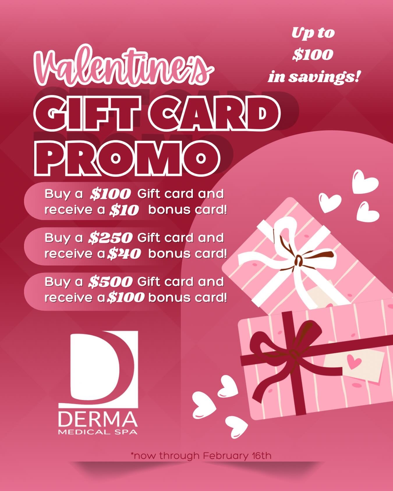 The perfect pair 💌🥂 ( Just like our BOGO bonus gift card special!) Treat yourself or a loved one, now through February 16th. Stop by Derma to purchase or Call today for a digital card! 📞: (360)350-5321 ❤️ #valentinesday #medspa #botox #laserhairre