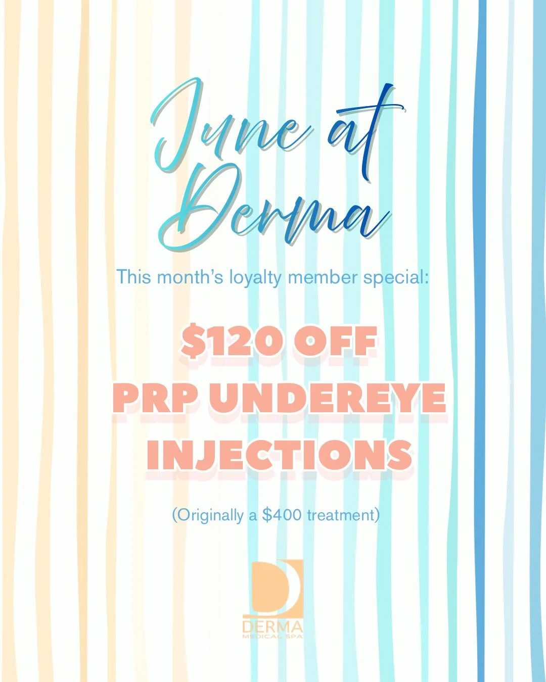 Summer is almost here, and we&rsquo;re getting your skin ready to glow! ☀️⛱️
Say goodbye to tired eyes and hello to natural rejuvenation. This month, our members get $120 OFF PRP Undereye Injections!
Using the power of your own plasma, this treatment