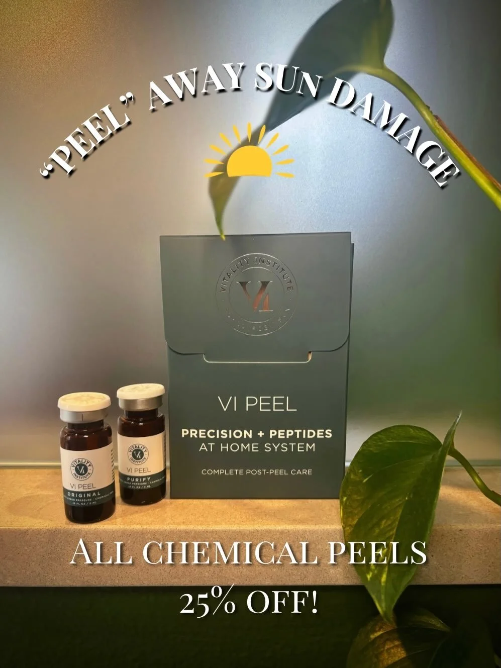As summer fades, it&rsquo;s time to reset your glow!✨

🍂 All September long, take 25% OFF any chemical peel at Derma! Whether you&rsquo;re targeting sun damage, fine lines, dullness, or texture, we have a PEEL for you! We offer light refreshers to d