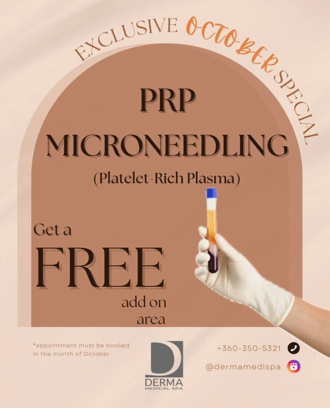 Aka the &ldquo;Vampire facial&rdquo; 👀🧛&zwj;♀️! All of October, our loyalty members can take advantage of receiving a FREE add-on area with any PRP microneedling treatment. This is the perfect treatment to do to get your skin glowing through the ho