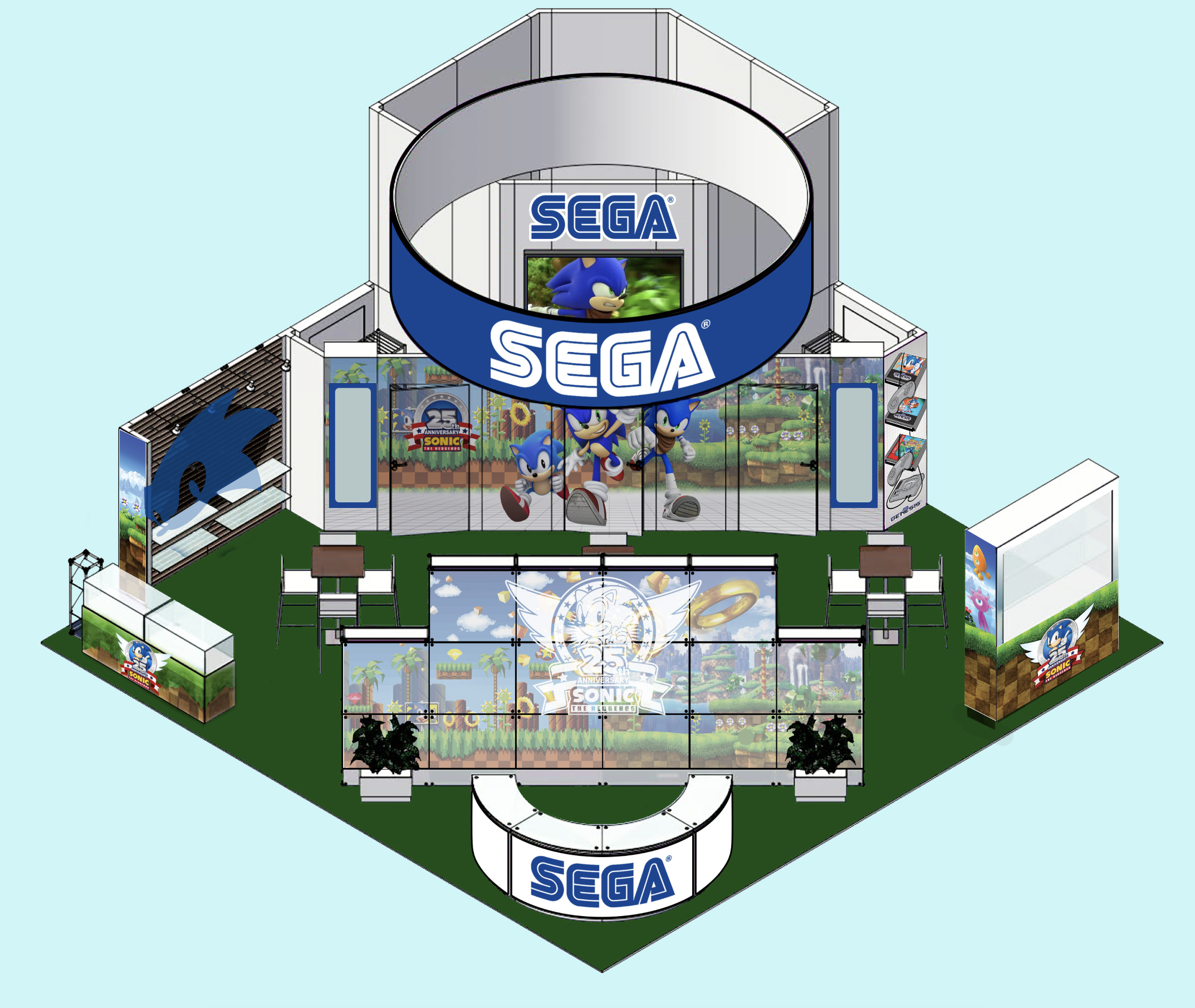Sonic Trade Show Booth