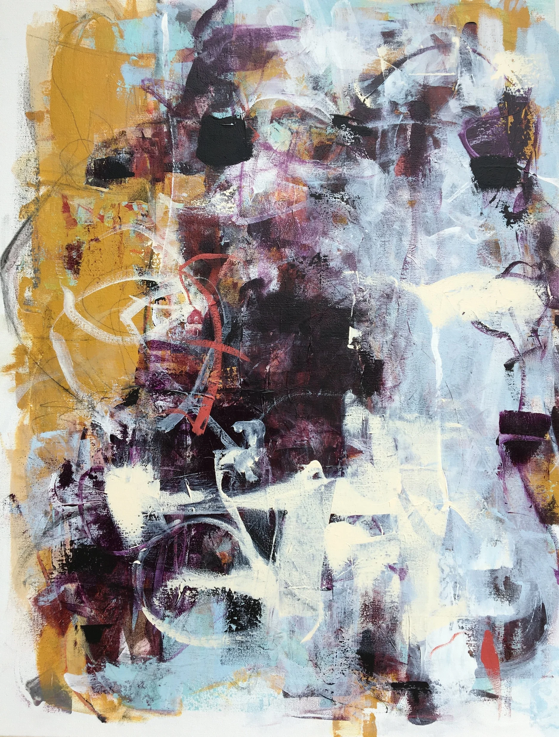  Bathsheba  24 x 30 Acrylic on gallery wrap canvas.  2017 