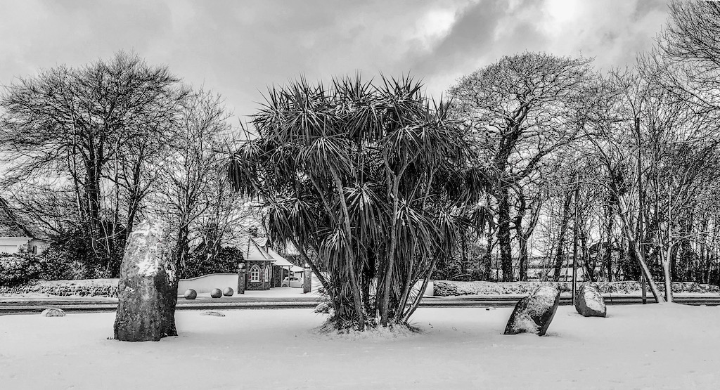 Helston in the snow
