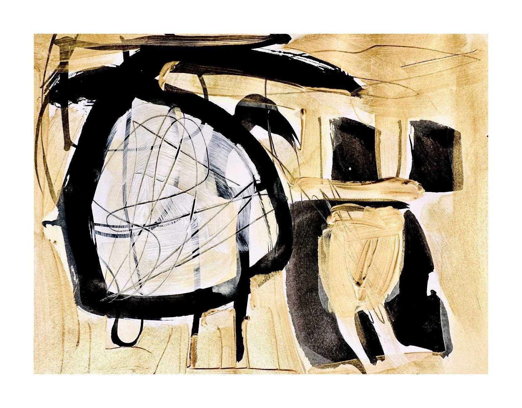 Lesley Treloar 'Saturday Night' acrylic on paper A5 £150.jpg