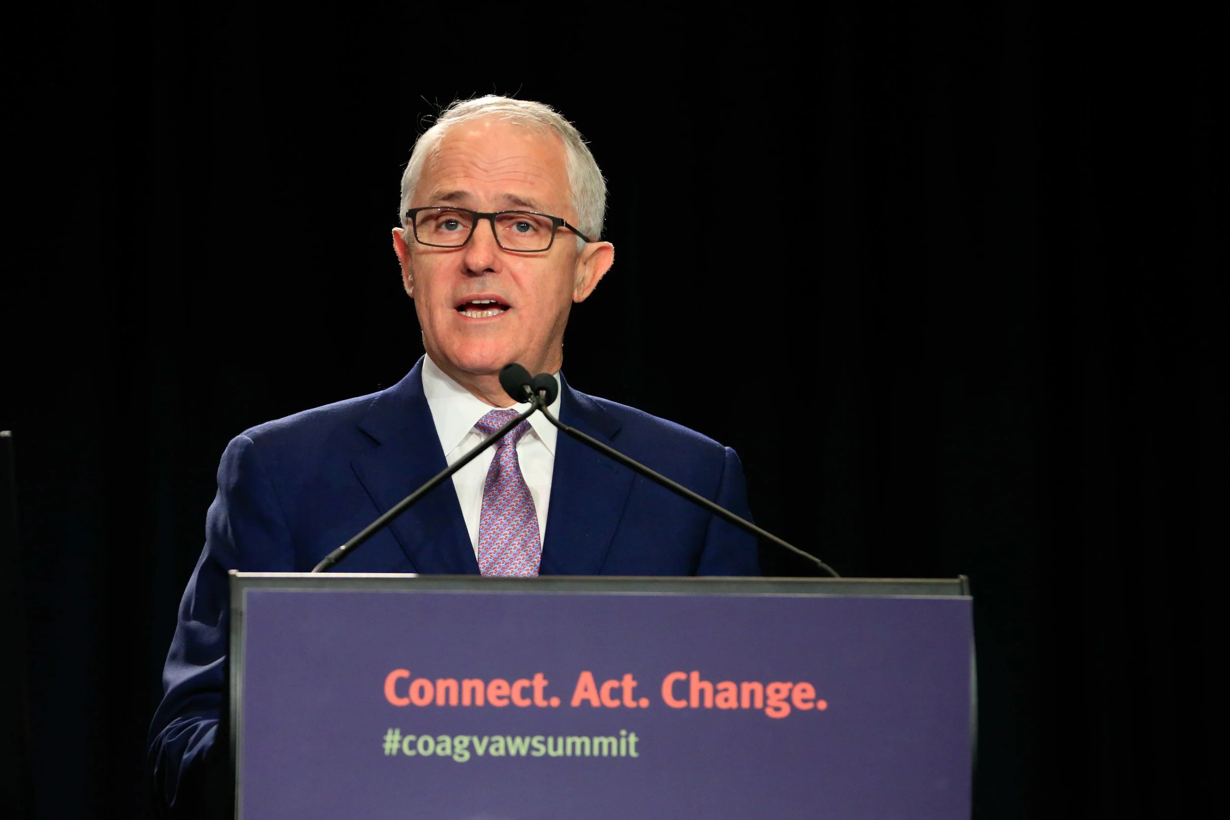 Australian Prime Minister Malcolm Turnbull adresses COAG 2016