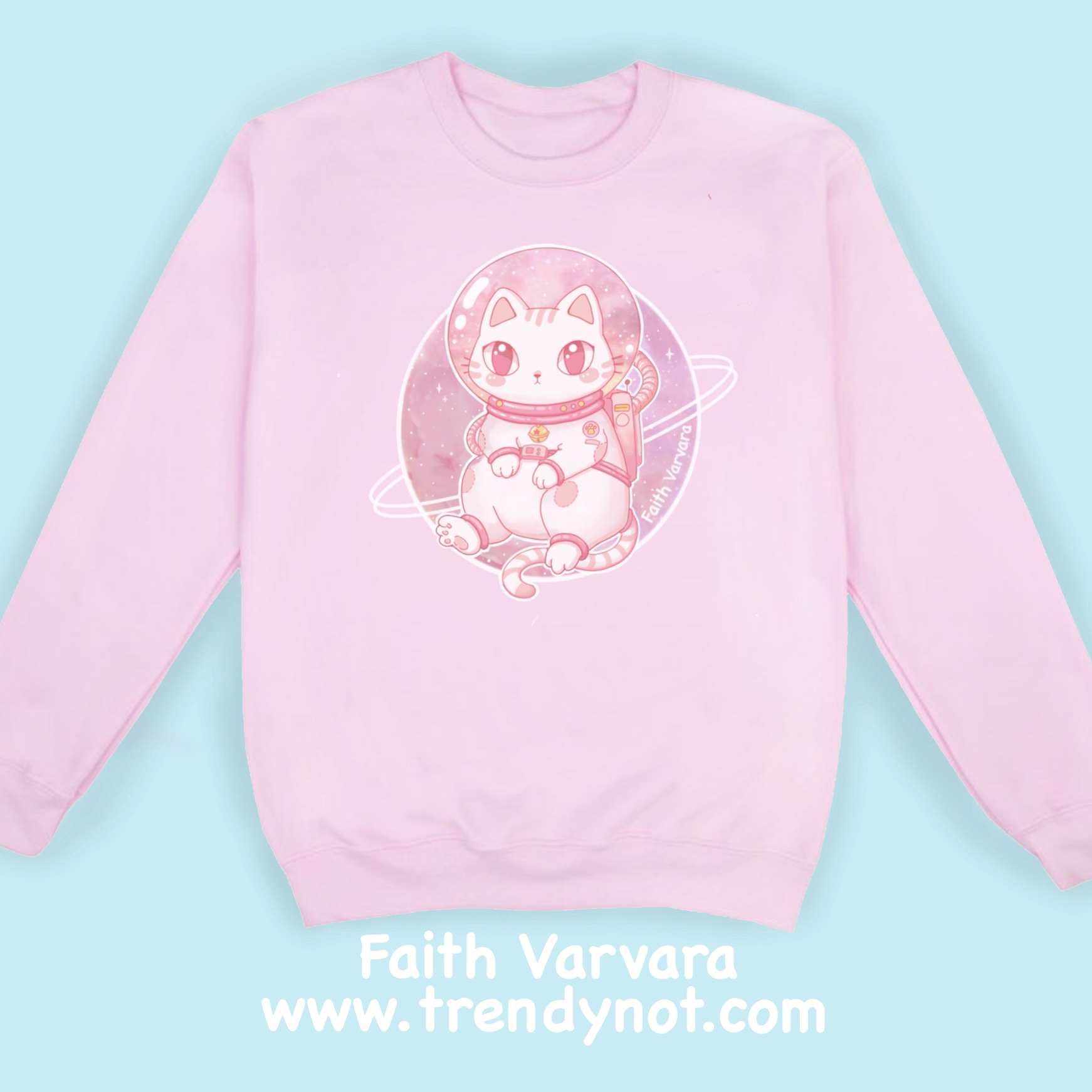 space cat sweatshirt