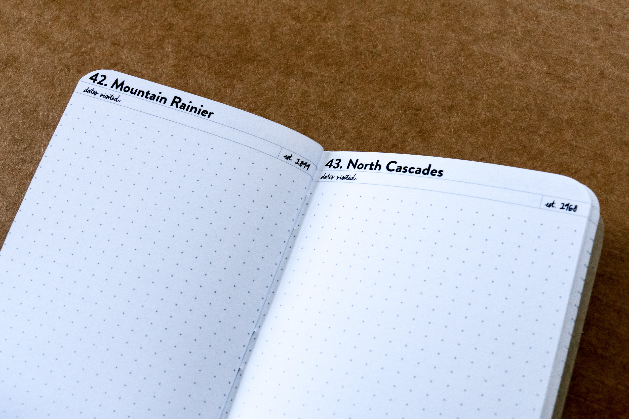 National Parks Log Book