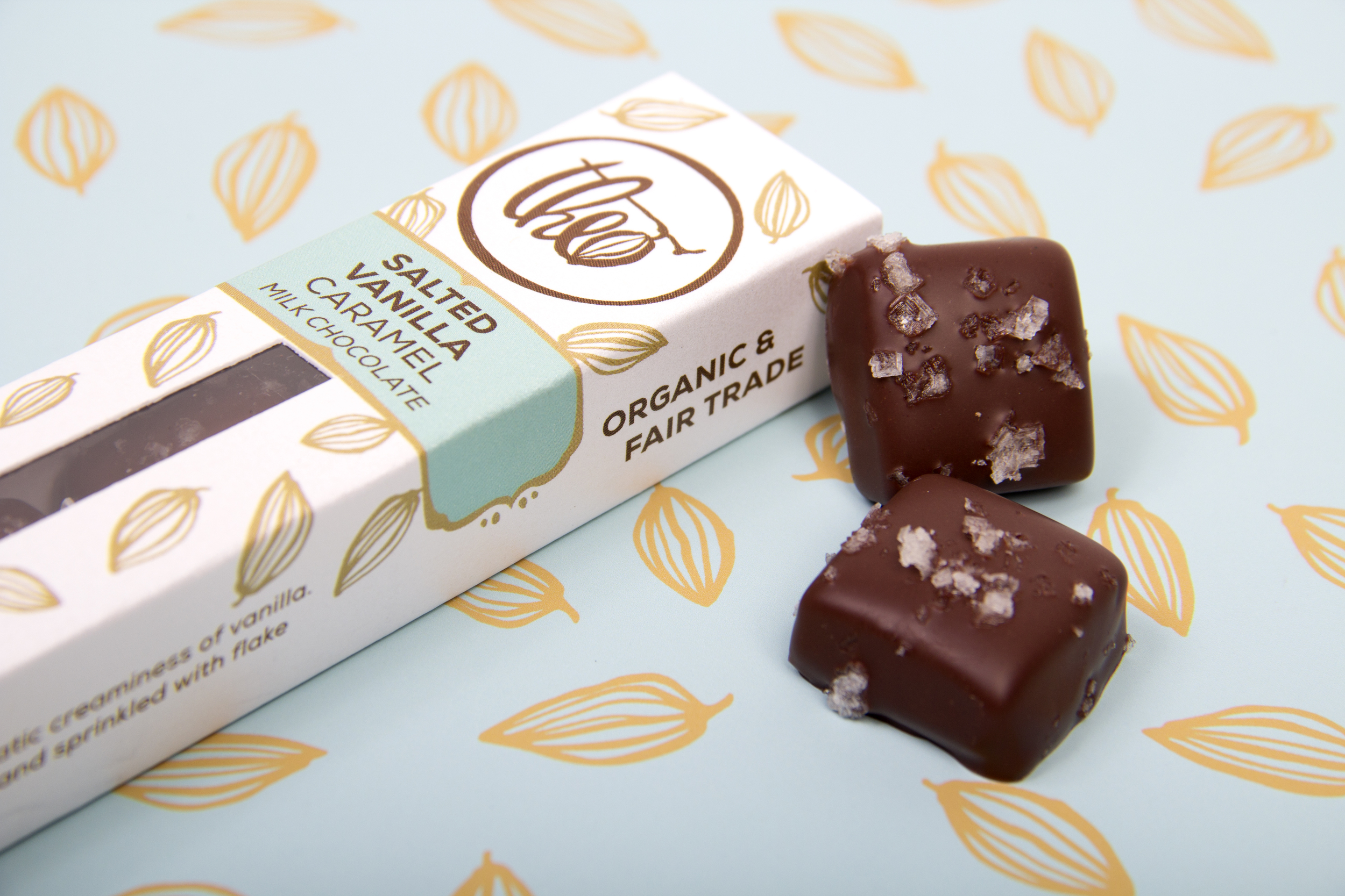 Salted Vanilla Caramels, Label Design: Marisol Ortega
