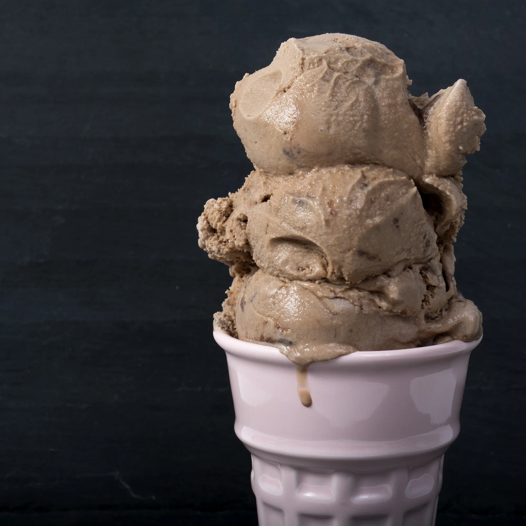 Mint Chocolate Ganache Swirl Ice Cream