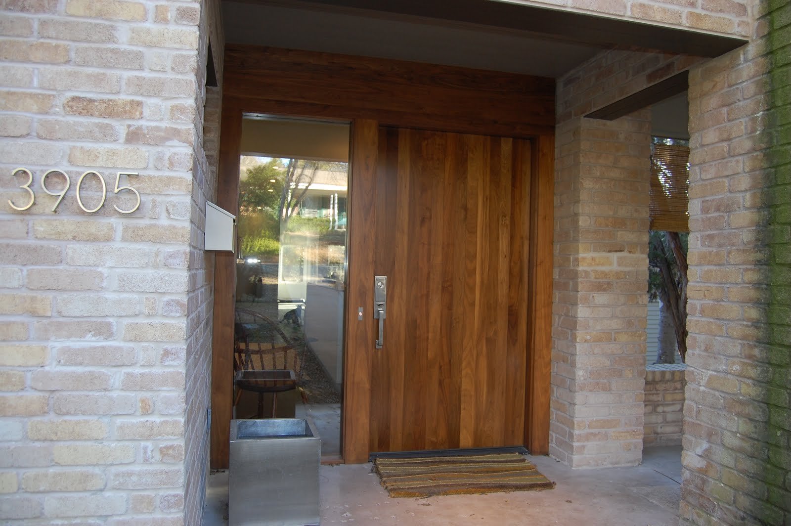Bill's Custom Woodworking door on Folly