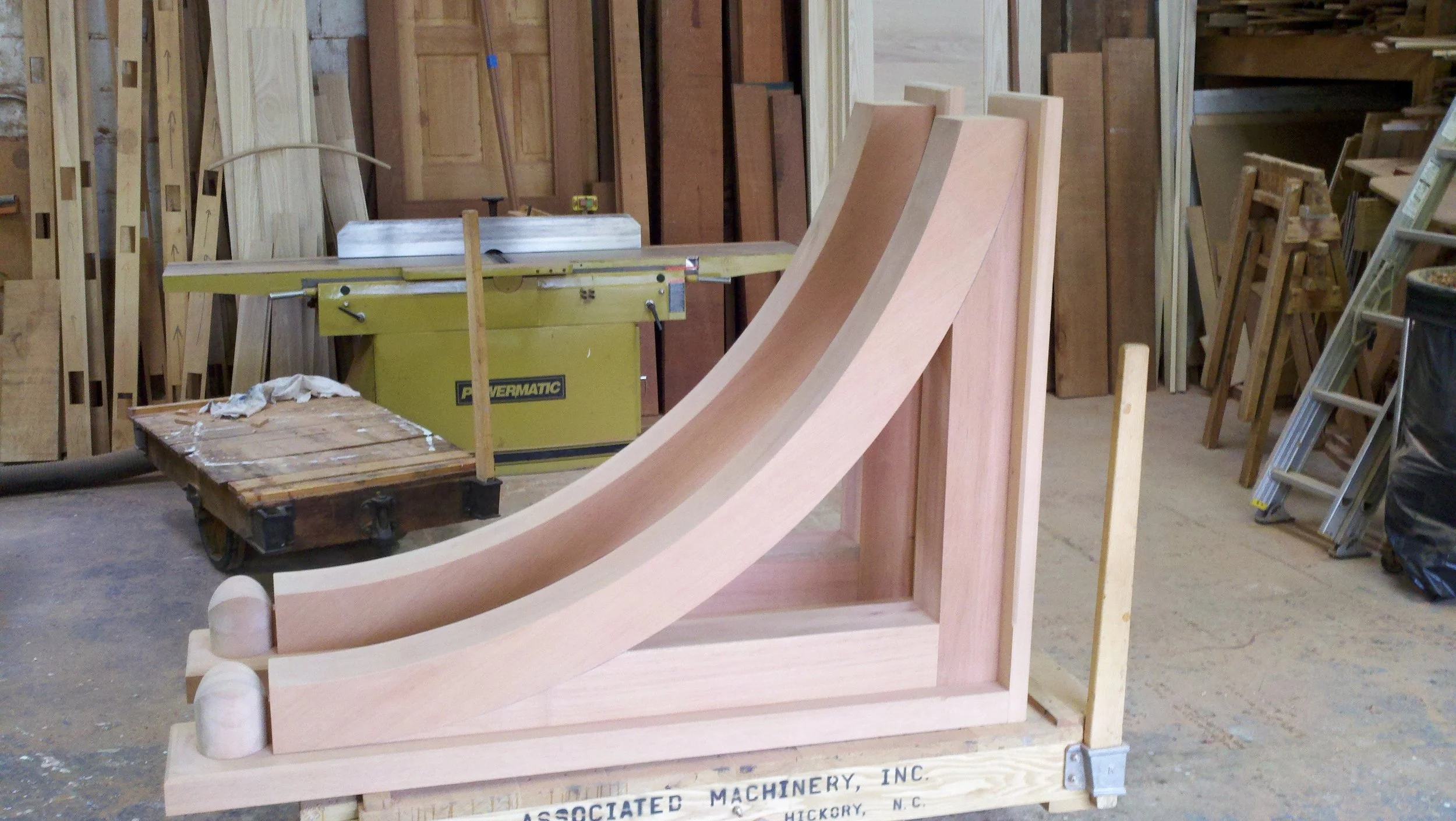 Wood brackets