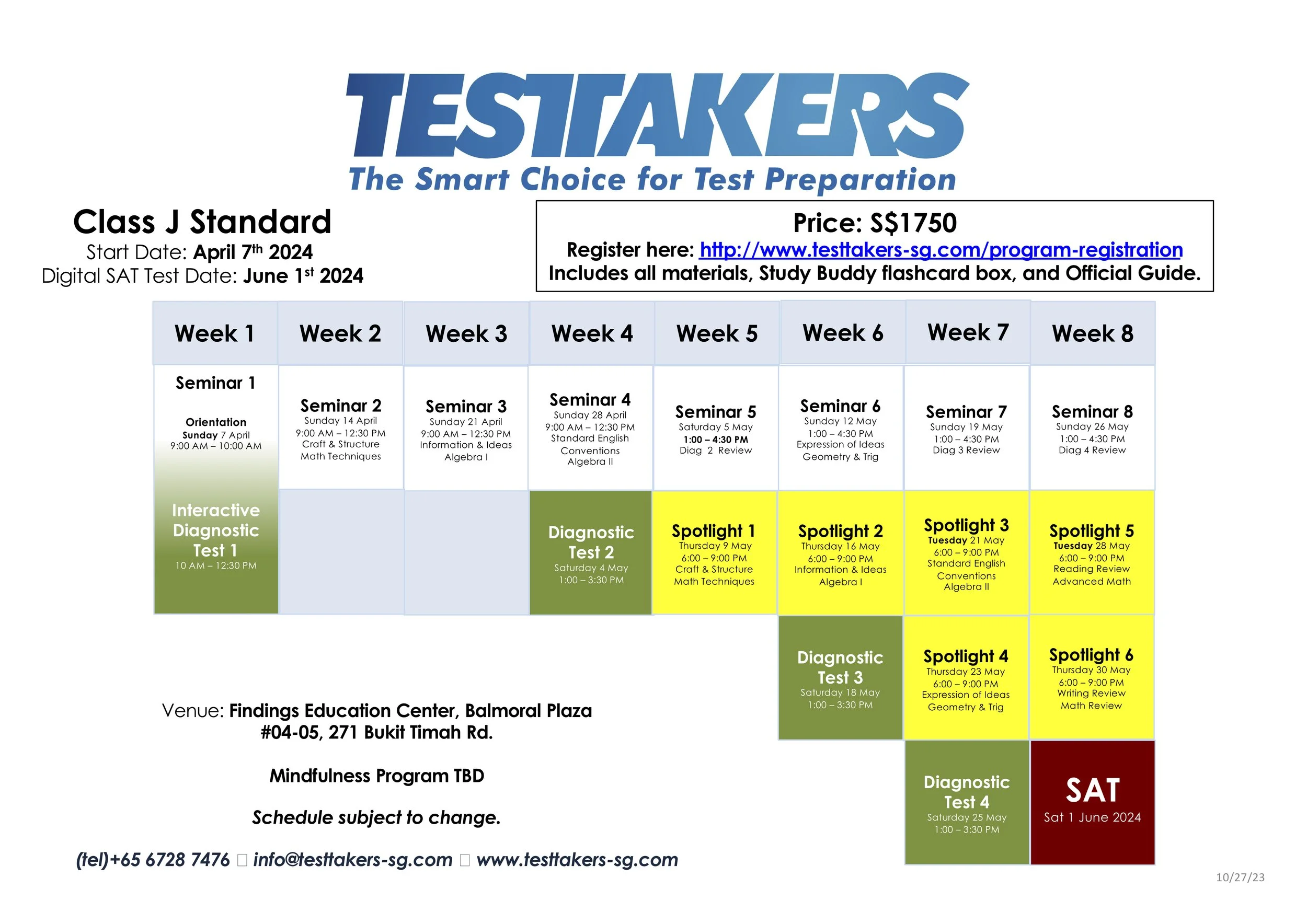 Our Test Preparation Programs