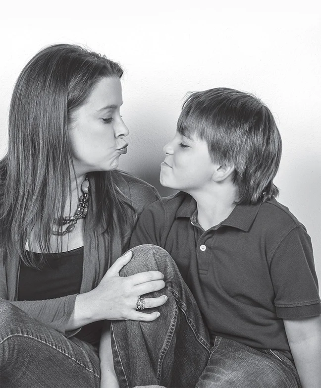 Kerri Jackson Case and her son, 8-year-old Jackson. | Photo by Dixie Knight
