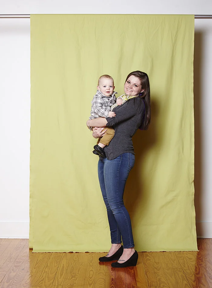 Sarah Barnett and her son, Cameron. Photo by Lily Darragh