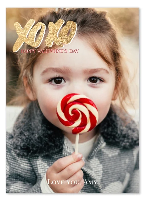 You can even order cards with your child's picture on them!