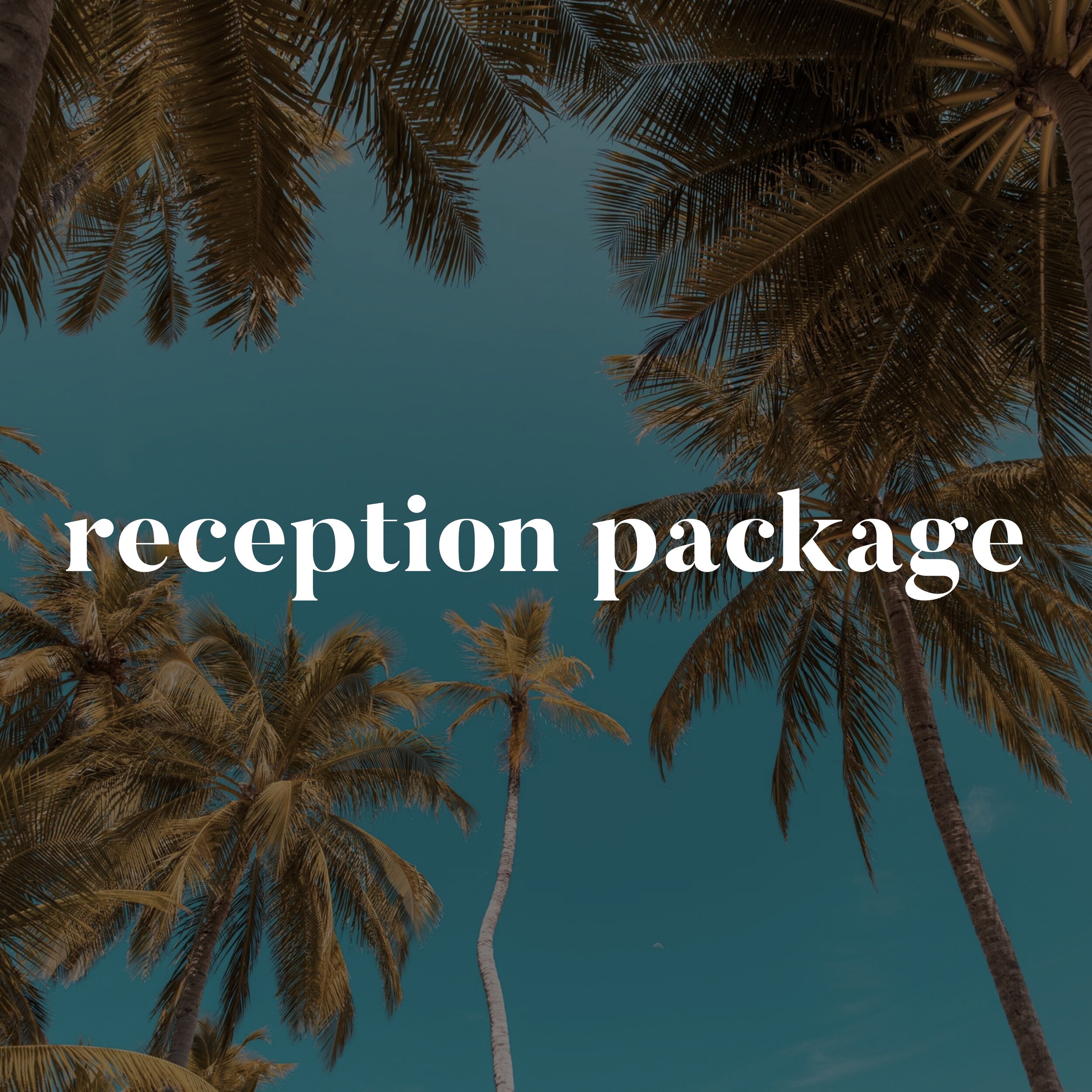 Reception Package (Copy)