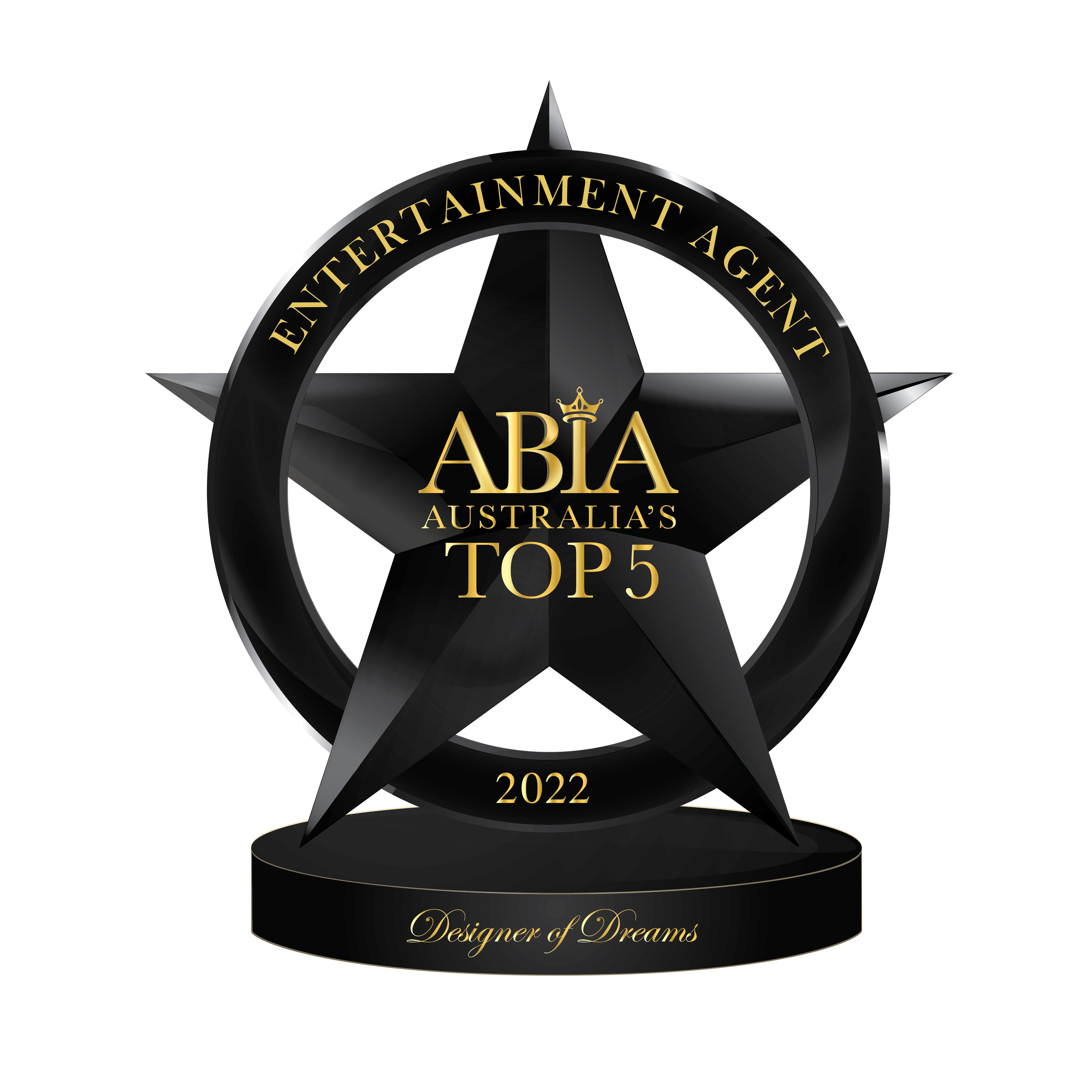 ABIA 2022 Accredited badge — proudly displayed by McGee Entertainment to showcase verified excellence and wedding industry recognition in Southeast Queensland.