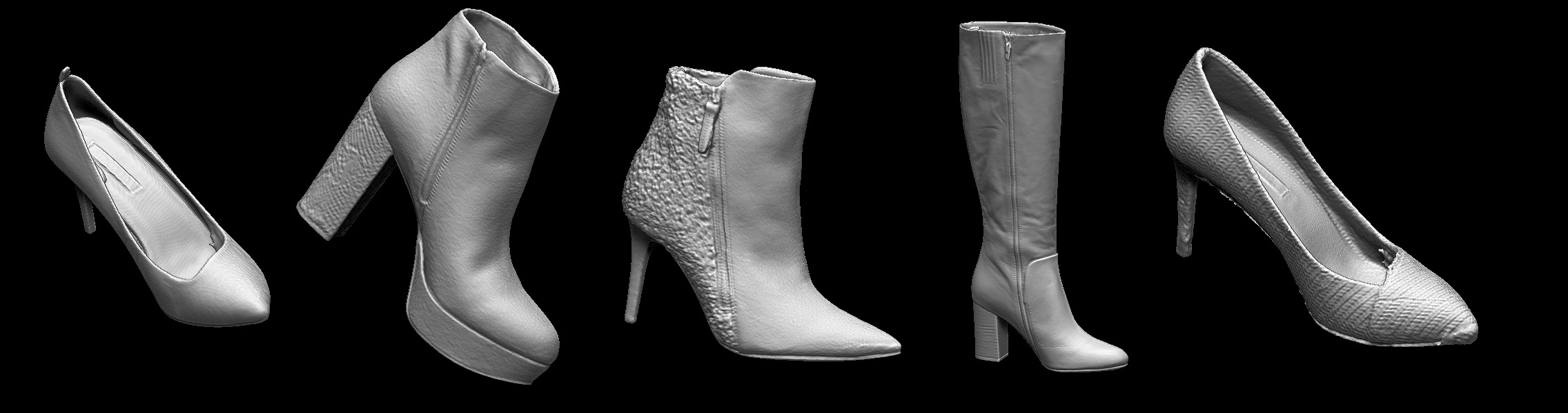 3D scan & retouch result. 