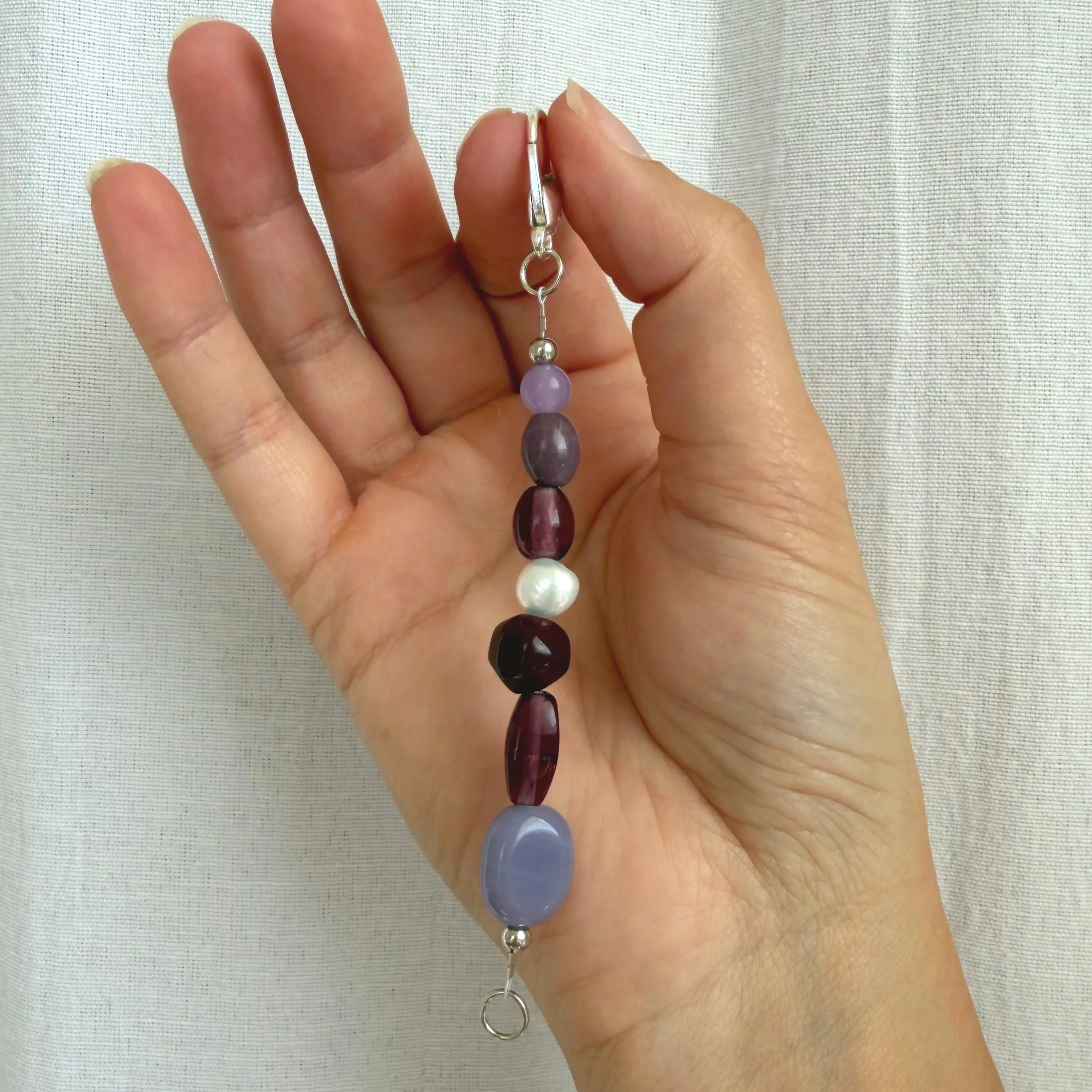 Plum & Pearl Charm