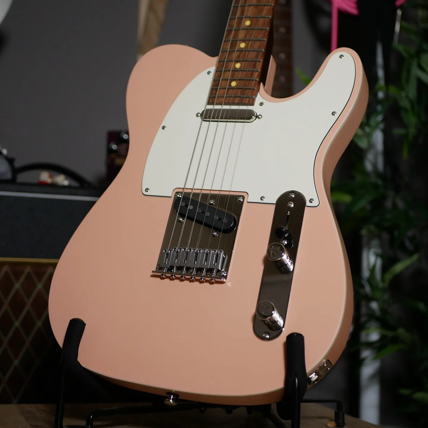 Look at this absolutely gorgeous @merchantcitymusic exclusive Satin Foam Shrimp Pink @reverendguitars Eastsider T. ⁠
⁠
Absolutely bloody lovely!⁠
____________________________________________⁠
#guitarist #guitarlove #fender #gibson #guitarsofinstagram