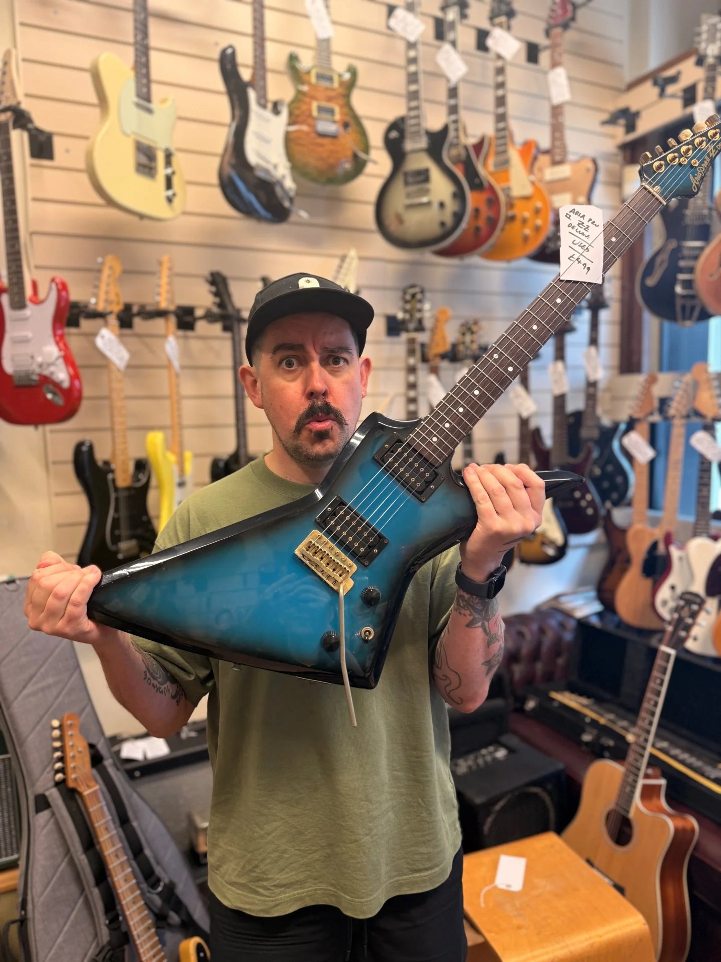 Look how good this Aria Pro II is! On the shelf at We Have Sound Guitars!

#guitarpodcast