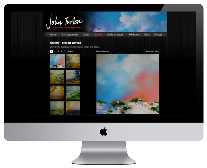John Turton – Oils on canvas gallery page