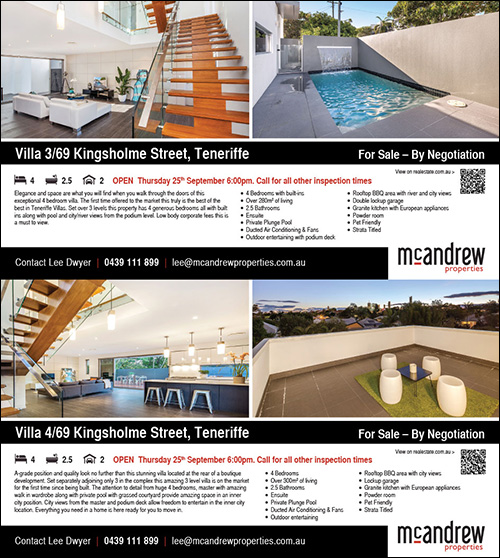 Press ad – full page Brisbane News
