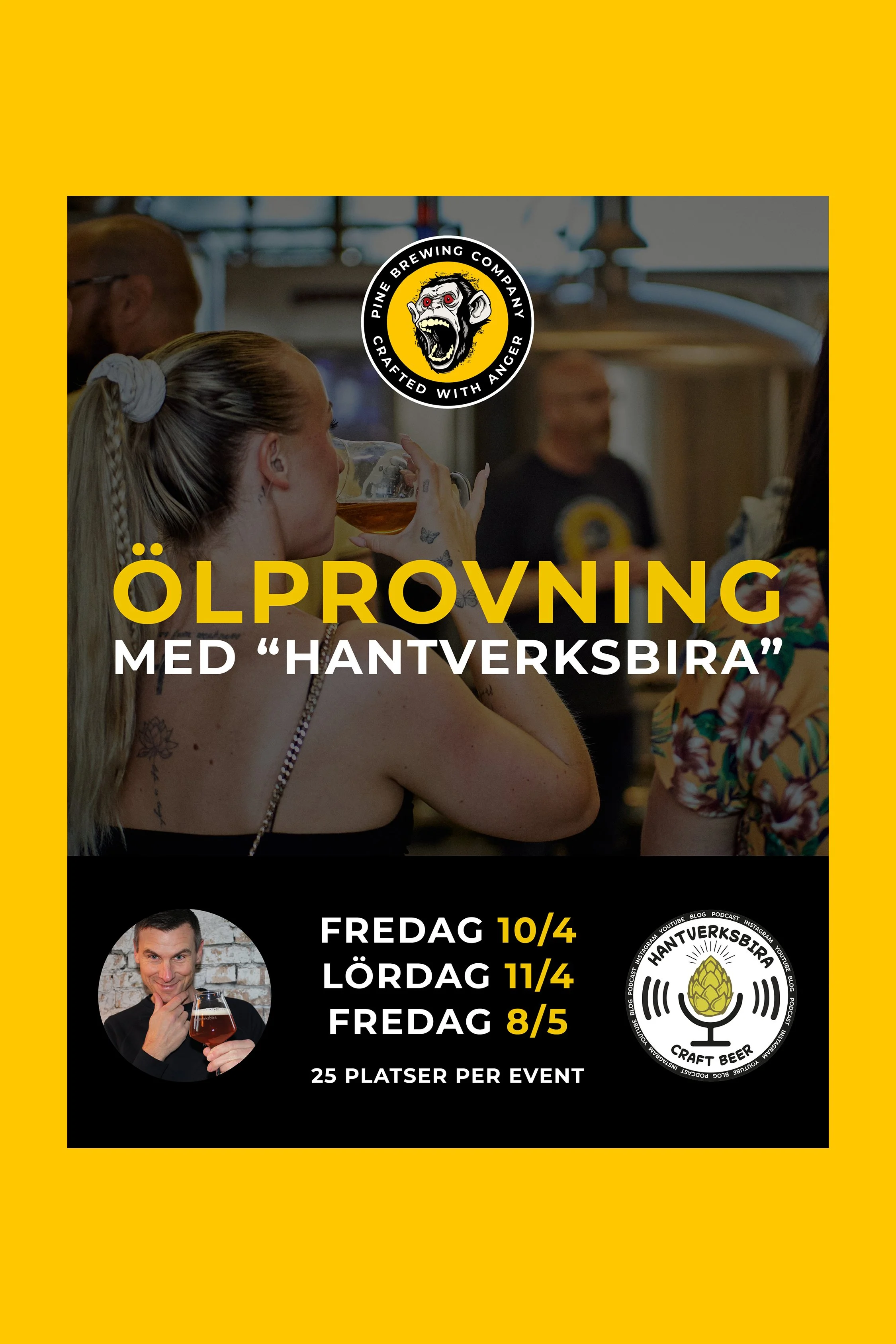 Ölprovning med Hantverksbira