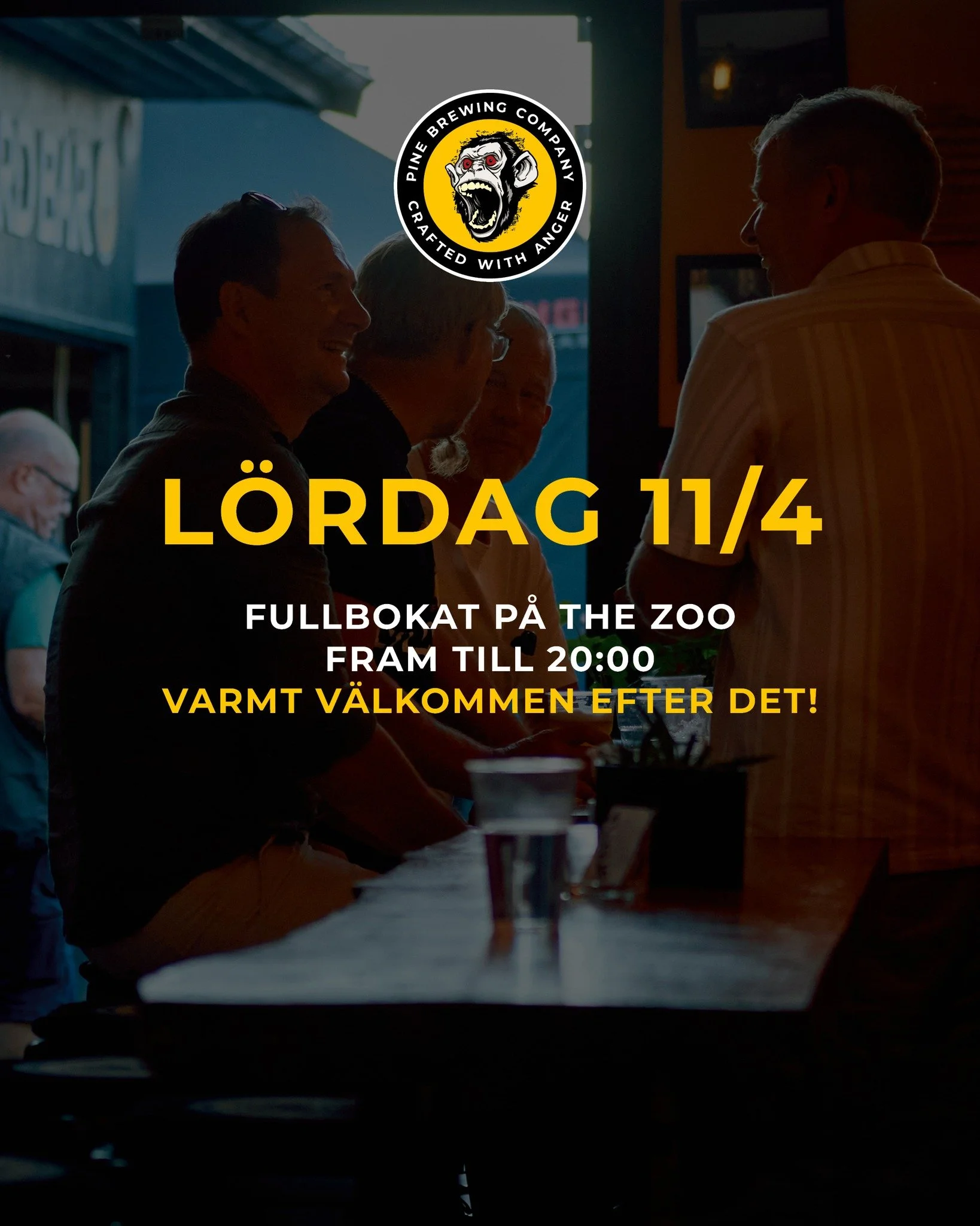 👉 Idag &auml;r det fullbokat p&aring; The Zoo fram till 20:00. 
Varmt v&auml;lkomna att bes&ouml;ka oss efter det! 💛