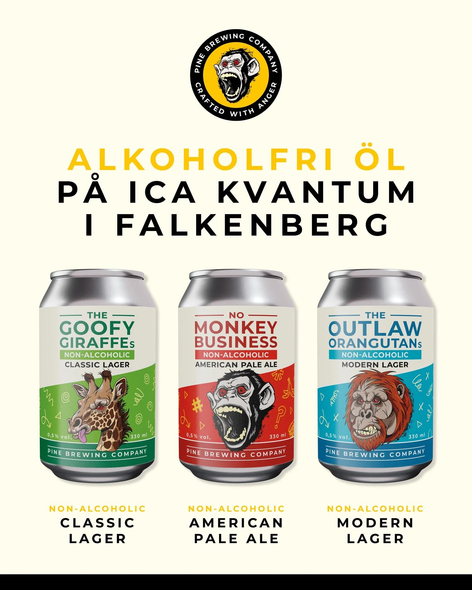 📍 Nu finns v&aring;ra alkoholfria &ouml;l p&aring; Ica Kvantum i Falkenberg 🍺

Nu kan du hitta v&aring;ra tre alkoholfria &ouml;l p&aring; Ica Kvantum i Falkenberg. Perfekt n&auml;r du vill ha ett smakrikt hantverks&ouml;l utan alkohol! 🍻✨

#alkoh