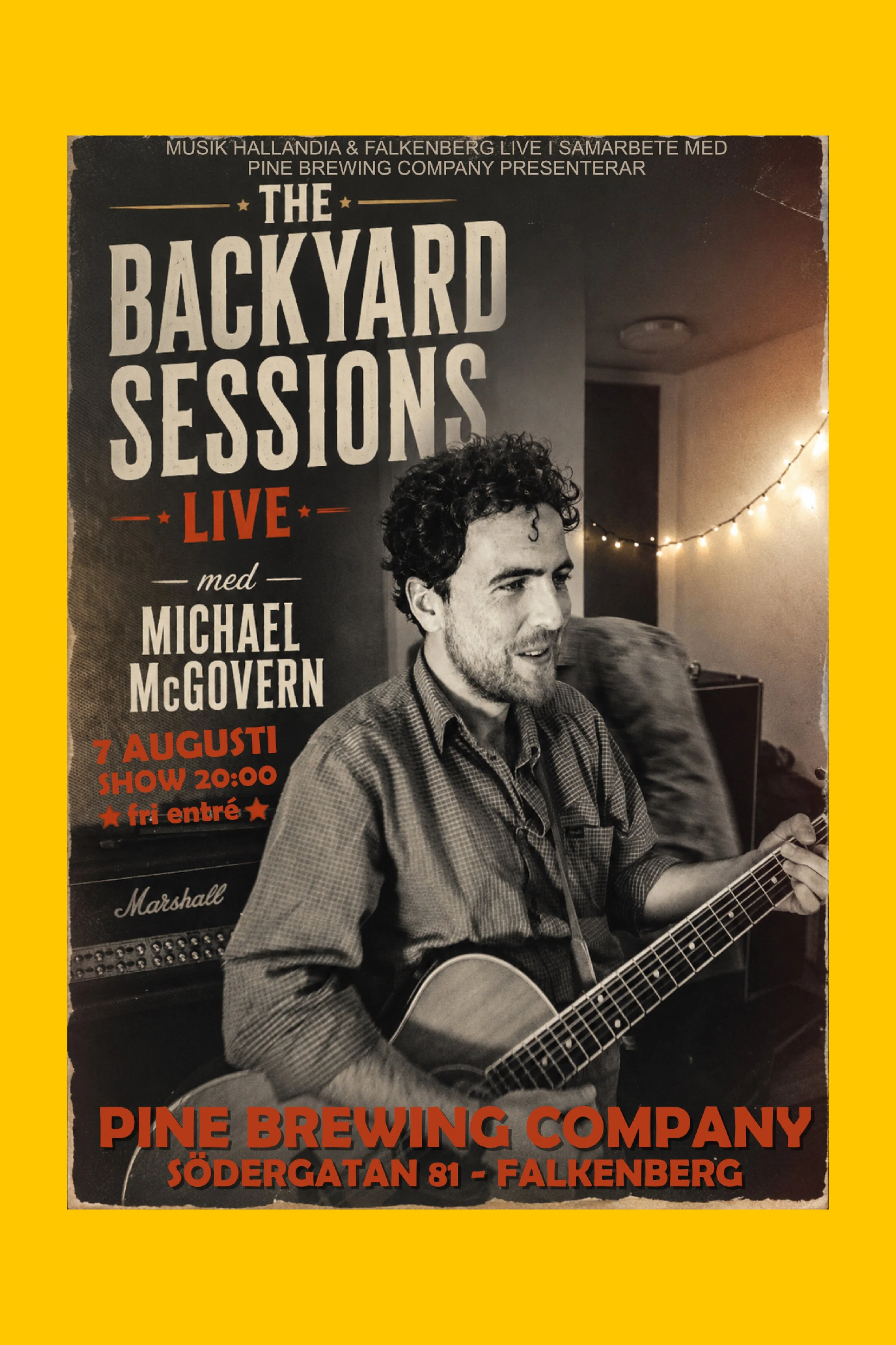 The Backyard Sessions med Michael McGovern