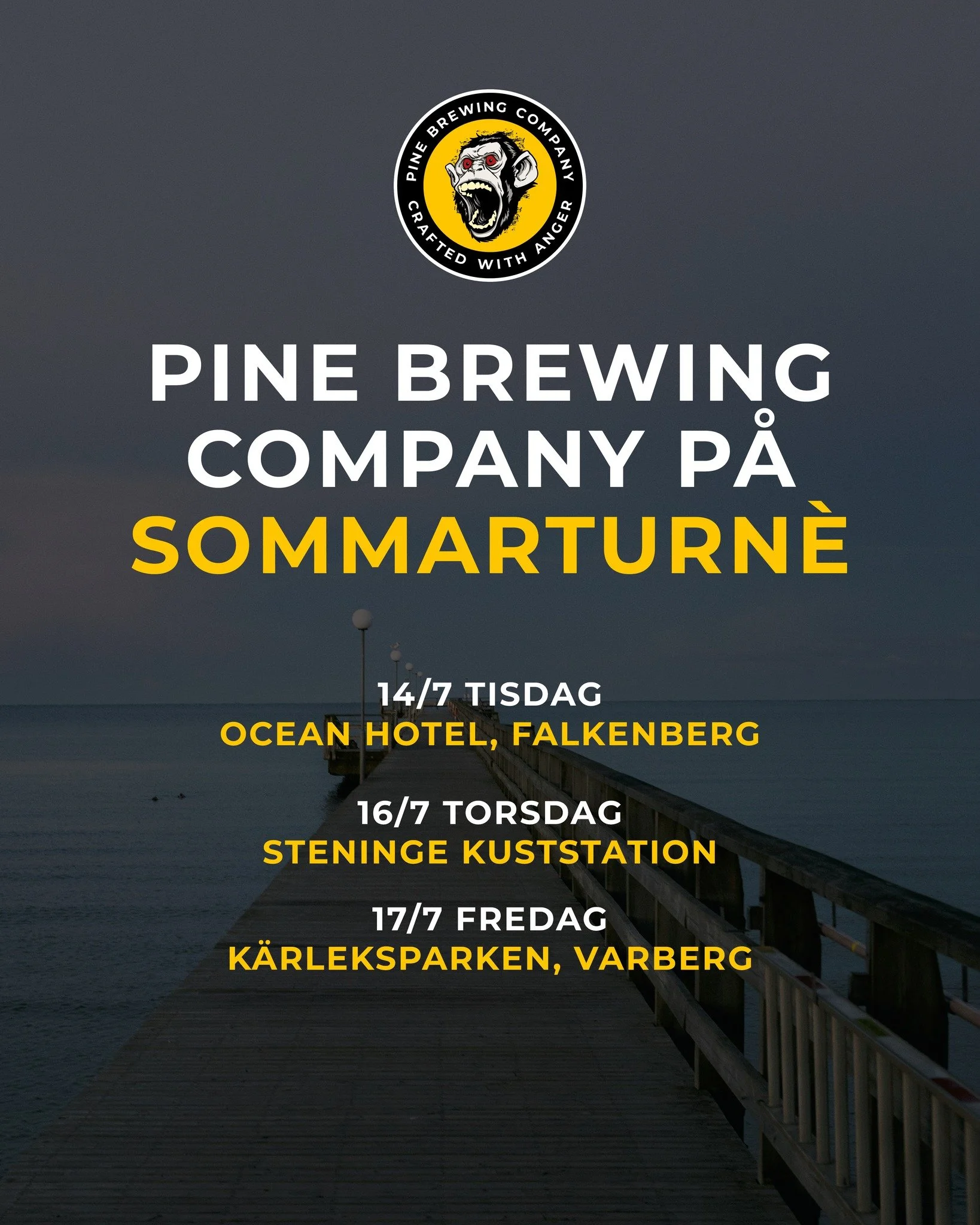 🍻 Fler roliga g&auml;stspel p&aring; g&aring;ng!

📍 Idag kan ni tr&auml;ffa oss p&aring; Ocean Hotel! Senare i veckan f&aring;r vi g&auml;sta b&aring;de Steninge Kuststation och K&auml;rleksparken i Varberg. S&aring; h&auml;rligt med alla lokala ku