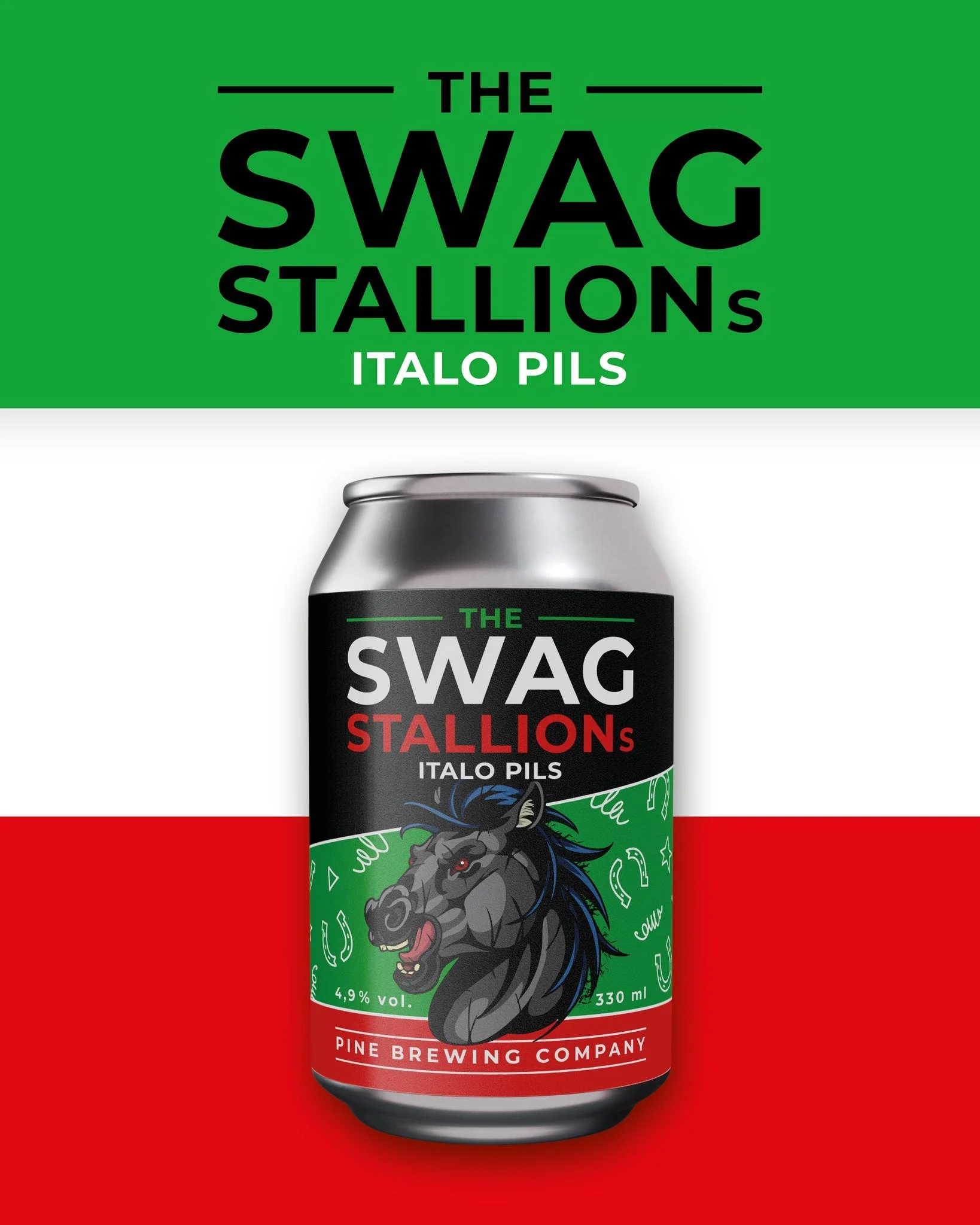 🐎 The Swag Stallion - en modern hyllning till den italienska Italo Pils-traditionen

❓ Har du hunnit prova v&aring;r Italo Pils?

🍺 Frisk maltighet m&ouml;ter en tydlig men elegant beska i en torr och uppfriskande Italo Pils som passar lika bra som