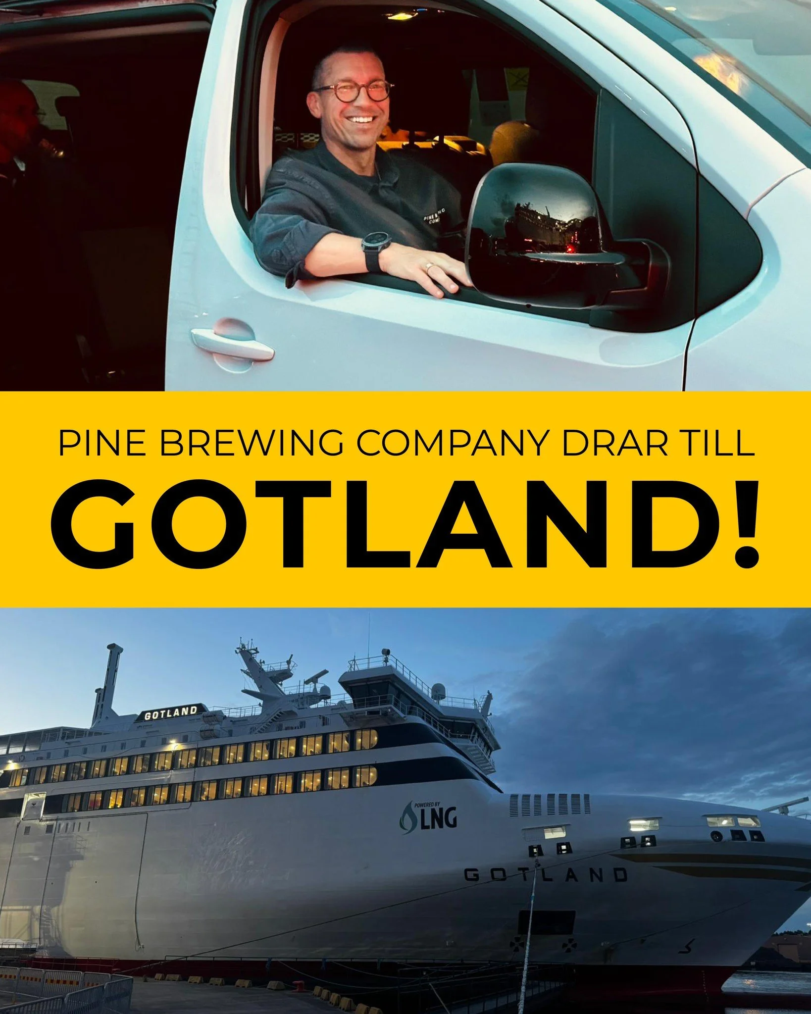 ⛴️ Pine Brewing Company drar till Gotland! 🏝️

Ig&aring;r checkade vi in och begav oss till Gotland! Tv&aring; dagars studieresa i Visby med omnejd v&auml;ntar, med bes&ouml;k hos Gotlands Bryggeri, Barlingbo Bryggeri och Snausarve G&aring;rdsbrygge