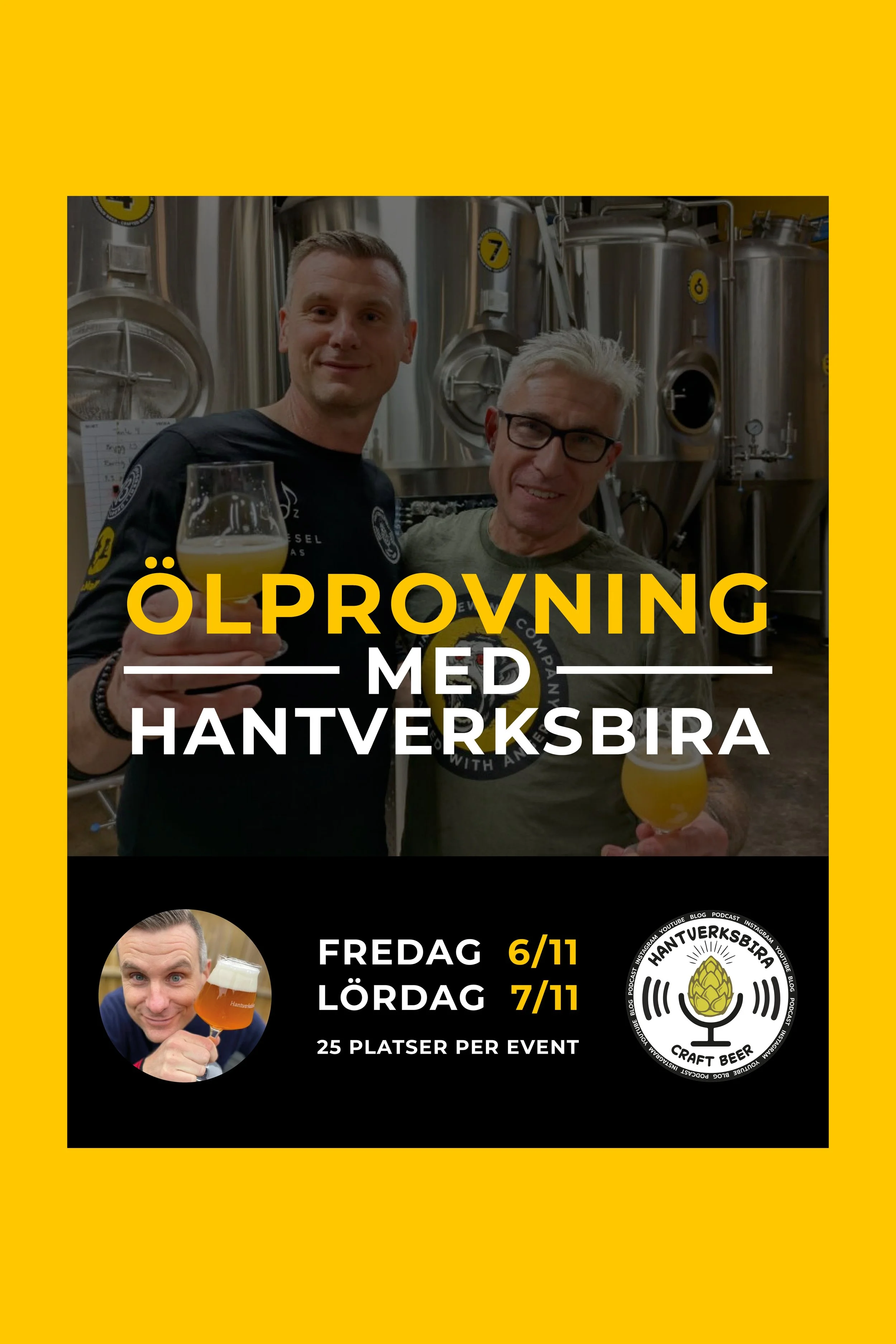 Ölprovning med Hantverksbira