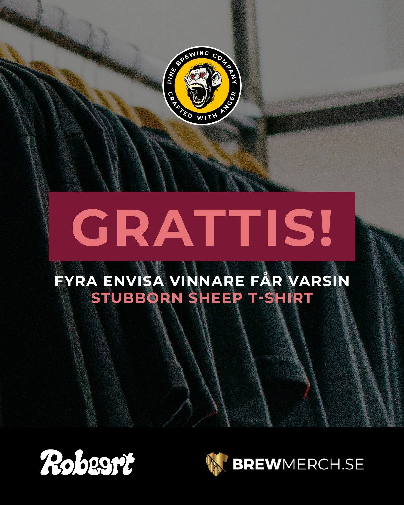 🐑 Vinnare i t-shirt-t&auml;vlingen!

Vi har utsett fyra envisa vinnare! 💛

Stort grattis till:
Jens &Aring;ngman
Pernilla Winehem
Anna Perborn Andersson
Anna Grevsj&ouml;

Ni vinner varsin Stubborn Sheep-t-shirt! 🎉

Vi skriver till er via DM f&oum