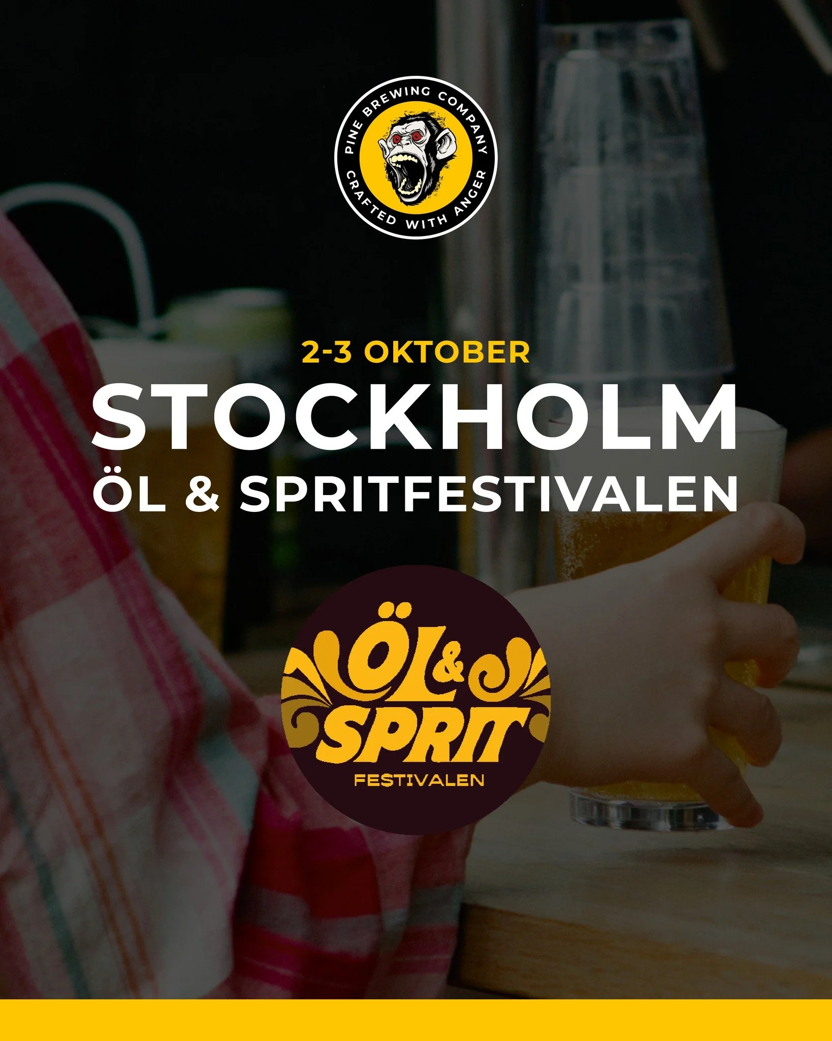 🍺 Vi tar sikte p&aring; Stockholm!

Den 2&ndash;3 oktober hittar ni oss p&aring; Stockholm &Ouml;l &amp; Spritfestivalen d&auml;r vi st&aring;r i en gemensam monter tillsammans med Sveriges Oberoende Bryggerier.

Kom f&ouml;rbi, snacka &ouml;l och t