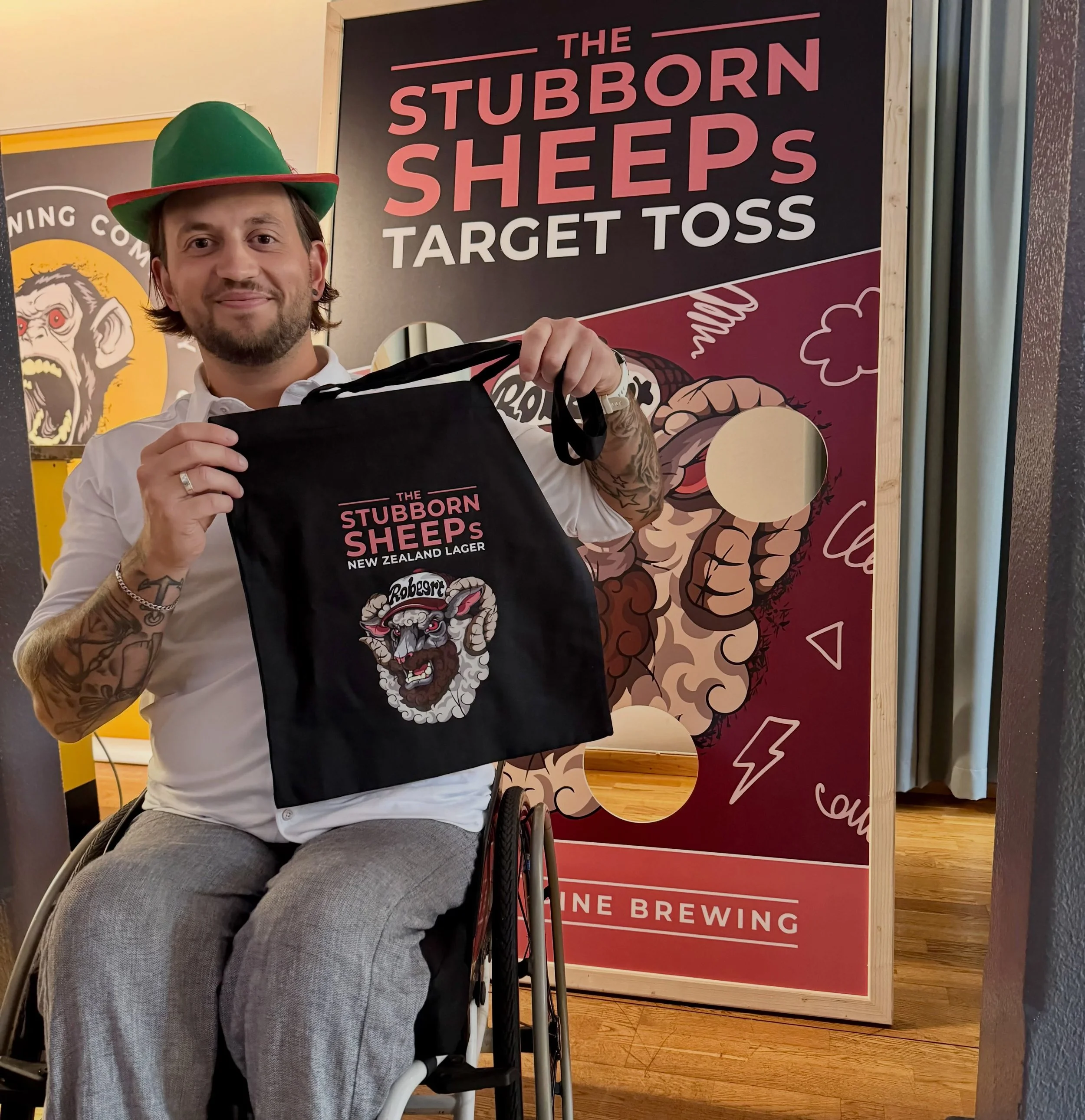 🏆 F&ouml;rsta vinnaren i Target Toss! S&auml;tt alla tre och vinn en snygg tygkasse! Bara p&aring; V&auml;xj&ouml; Dryckesfestival! 😎